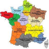 carte france 13 nouvelles regions