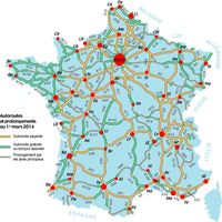 carte france autoroutes